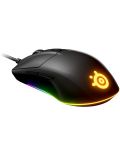 Mouse gaming SteelSeries - Rival 3, negru - 2t