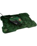 Set gaming mouse și pad Trust - GXT 781 Rixa Camo, verde - 1t