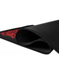 Mouse pad gaming Thermaltake - Dasher Extended Battle, Dragon Edition, XXL, moaale, negru - 3t