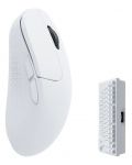 Mouse de gaming Keychron - M3 Mini, optic, wireless, alb - 2t