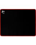 Mouse pad pentru gaming  White Shark - RED KNIGHT, L, moale , negru /roşu  - 1t