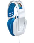 Casti gaming Logitech - G335, alb/albastru - 2t