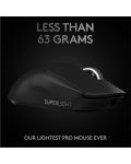 Mouse gaming Logitech - PRO X SUPERLIGHT, wireless, negru - 5t