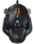 Mouse de gaming COUGAR - DualBlader, optic, negru - 1t