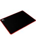 Mouse pad pentru gaming  White Shark - RED KNIGHT, L, moale , negru /roşu  - 2t