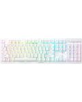 Tastatură de gaming Razer - DeathStalker V2 Pro, Clicky, RGB, albă - 1t