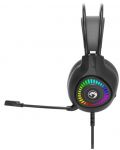 Căști gaming Marvo - H8325 RGB, negre - 3t