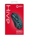 Mouse gaming Sparco - HIVE, optic, negru - 5t