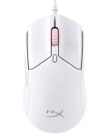 Mouse de gaming HyperX - Pulsefire Haste 2, optic, alb - 1t