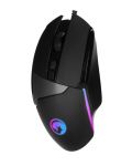 Mouse gaming Marvo - M411 RGB, optic, negru - 2t