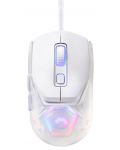 Mouse pentru gaming Marvo - Fit Lite, optic, alb - 1t