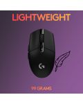 Mouse gaming Logitech - G305 Lightspeed, optic, negru - 6t