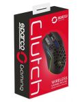 Mouse gaming Sparco - SPWMOUSE CLUTCH, optic, wireless, negru - 6t