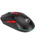 Mouse gaming Marvo - M701W, optic, wireless, negru - 2t