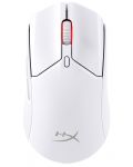 Mouse de gaming HyperX - Pulsefire Haste 2, optic, wireless, alb - 1t