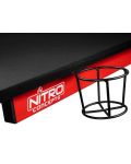 Birou pentru jocuri Nitro concepts - D12, negru/roșu - 6t
