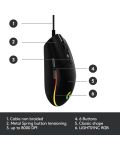 Mouse gaming Logitech - G102 Lightsync, optic, RGB, negru - 7t