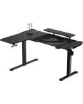 Birou pentru gaming Ultradesk - Winger, negru - 5t