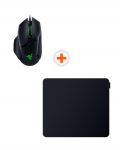 Mouse gaming și mouse pad Razer - Basilisk V3 + Sphex V3 L, negru - 1t