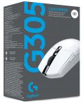Mouse gaming Logitech - G305 Lightspeed, optic, alb - 11t