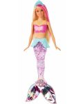Papusa Mattel Barbie - Sirena cu coada luminoasa - 2t