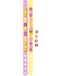 Bratari Lego Dots - Ice Cream Besties, roz si galbena (41910) - 2t