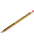 Creion grafit Deli Scribe cu radieră - EC004-HB, HB - 1t