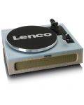 Gramofon Lenco - LS-440, automat, Albastru-Taupe - 4t
