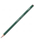 Creion grafit Stabilo Othello – 2B, corp verde - 1t