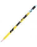 Creion grafit Deli Arti Graff cu radiera - EU53200, 2B - 1t