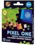 Pasteluri grafice Astra Pixel One - 12 culori - 1t