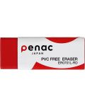 Gumă de șters creioane Penac - 5,9 x 2,1 x 1 cm, roșu - 1t
