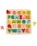Puzzle din lemn Hape - Alfabetul, majuscule - 1t