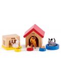 Set mini mobilier din lemn Hape - Casa pentru animale de companie - 2t