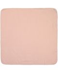Păturică cu glugă Lassig - Cozy Care, 90 x 90 cm, roz - 3t