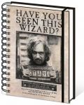 Carnetel Pyramid - Harry Potter (Wanted Sirius Black), format A5 - 1t