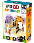 Set creativ Headu Montessori - Creaza nimale 3D - 1t