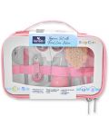 Set de igienă cu suport Lorelli Baby Care - Deluxe, Blush Pink - 3t