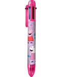 Stilou cu 6 culori Licență pentru copii - Peppa Pig - 1t