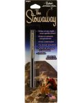 Pix Fisher Space Pen Stowaway - Black Anodized Aluminium - 4t
