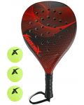 Racheta de padel tenis Toi Toys - Adrenix, cu 3 bile, sortiment  - 3t