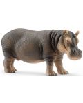 Figurina Schleich Wild Life - Hipopotam, in picioare - 1t