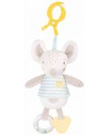 Cărucior de jucărie cu clip KikkaBoo Joyful Mice - 1t