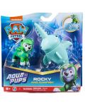 Set de joacă Spin Master Paw Patrol - Aqua Rocky și peștele spadă - 1t