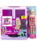 Barbie Play Set - Garderobă cu păpușă - 1t