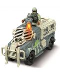 Set de joc RS Toys - Mașină blindată cu un soldat, cu sunete și lumini - 2t