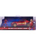 Set de joaca  Jada Toys - Iron Man cu Chevrolet Camaro, 1:32 - 1t