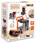 Smoby Set de jucării Black & Decker - Atelier cu cărucior - 11t