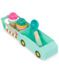 Set de joc Battat - Camion de înghețată cu accesorii - 4t