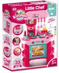 Set de joc Buba Kitchen Cook - Bucatarie pentru copii, roz - 5t
